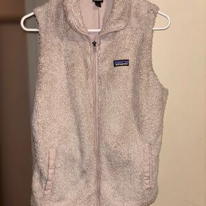 Patagonia Off-White Fleece Vest